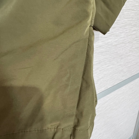 SANCTUARY ARMY GREEN RAIN COAT SIZE SMALL - Picture 12 of 15